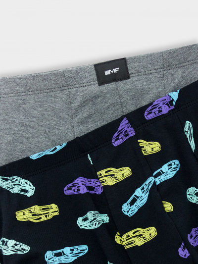 Трусы Mark Formelle 411216-2/25-5149П-5 машинки_на_черном_серый_меланж_4348_F - фото 47