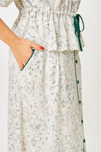 Блуза, юбка Svetlana-Style 2133 молочный_принт - фото 6