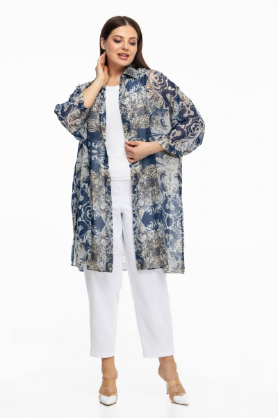 Блуза Avila 0955 цветной - фото 2