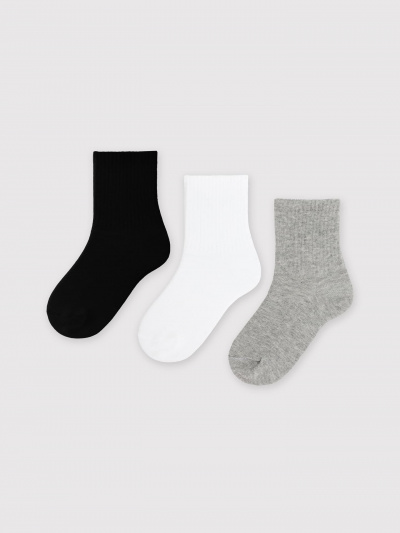 Носки Mark Formelle 444A-1850/B3-233444A белый_сер.меланж_черный_рис.1850 - фото 23