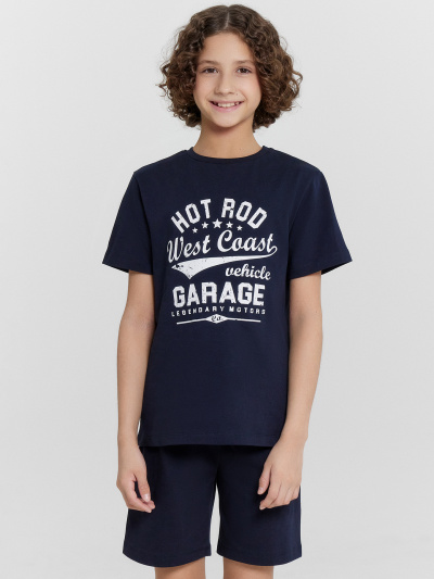 Футболка, шорты Mark Formelle 563318/24-28602ПП-0 неви_печать_Печать - фото 62