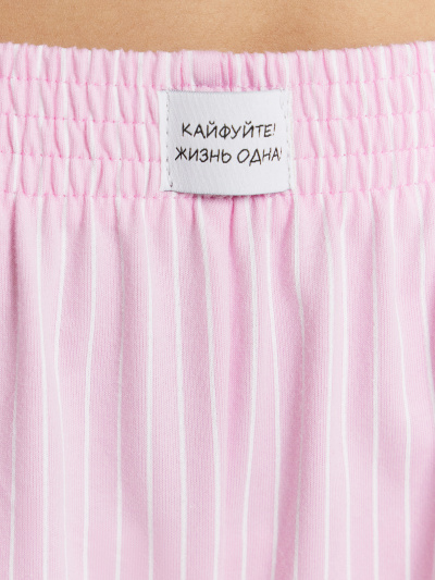 Брюки, футболка Mark Formelle 592588/24-33320ПП-0 белый_бело_розовая_полоска_1сл_аппликация_из_страз - фото 62