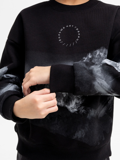 Джемпер Mark Formelle 123437/22/23865П-7П черный_печать_4_сл_на_пол_4сл_на_ЛВ_ПР_рук - фото 69