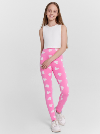 Леггинсы Mark Formelle 147719/24-26492П-5 белые_сердца_на_розовом - фото 44