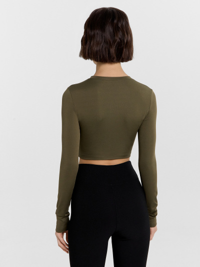 Джемпер Mark Formelle 302880/25-35398Б-2 оливковый - фото 82