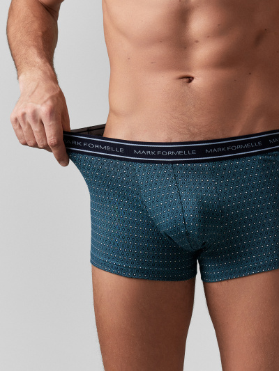 Трусы Mark Formelle 411124-2/24-3949П-5 узор_на_т.бирюзовом_пыльный_голубой - фото 81