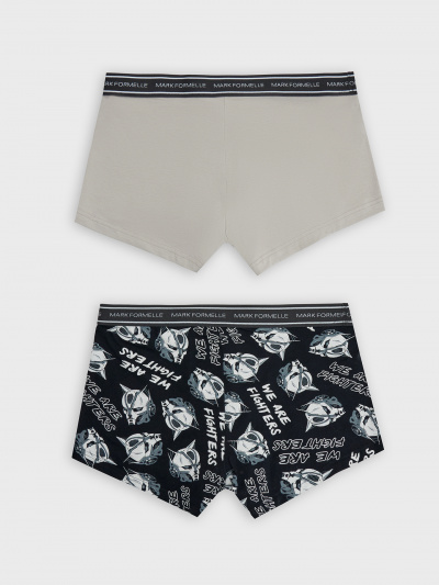 Трусы Mark Formelle 411124-2/25-4874П-5 серый_пепел_роботы_на_черном - фото 84