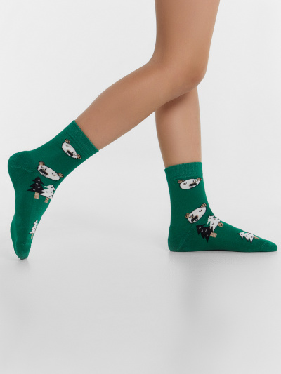 Носки Mark Formelle 504K-2136/B2-22504K малахит_рис.2136 - фото 65