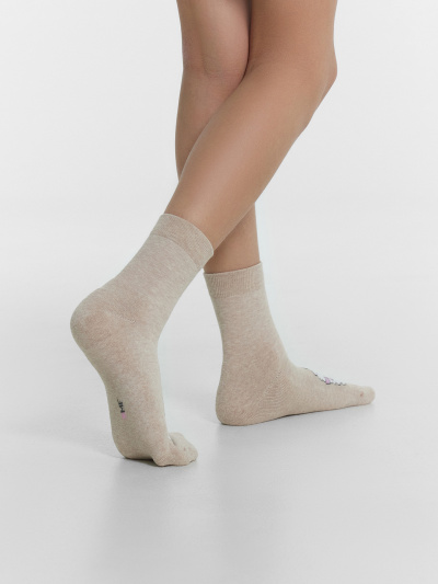 Носки Mark Formelle 504K-2919/B4-24504K бежевый_меланж_рис.2919 - фото 75