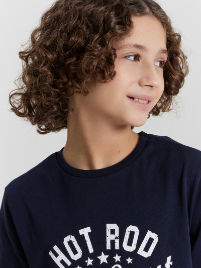 Футболка, шорты Mark Formelle 563318/24-28602ПП-0 неви_печать_Печать - фото 75