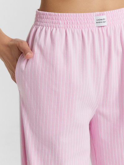 Брюки, футболка Mark Formelle 592588/24-33320ПП-0 белый_бело_розовая_полоска_1сл_аппликация_из_страз - фото 71