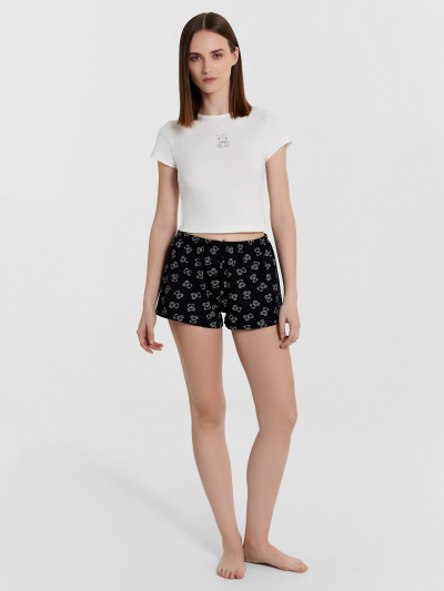 Футболка, шорты Mark Formelle 592599/24-31943ПП-1 белый_мишки_на_черном_1_сл_на_пол - фото 77