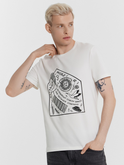 Футболка Mark Formelle 111774/24-3702П-5 белый_печать3_Печать - фото 7