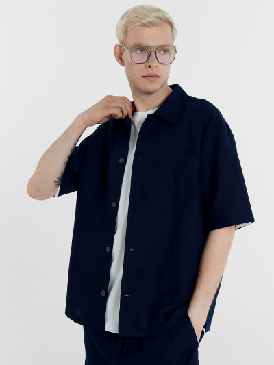 Рубашка Mark Formelle 111887/24-3831Ц-9 т.синий - фото 61