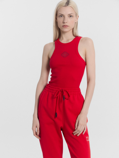 Топ Mark Formelle 112939/24-27400П-1 красный_печать_2_сл_на_пол - фото 7