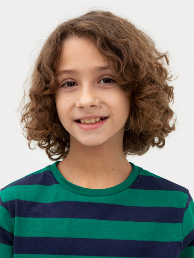 Футболка Mark Formelle 113379/24-27078П-0 сине_зеленая_полоска - фото 53