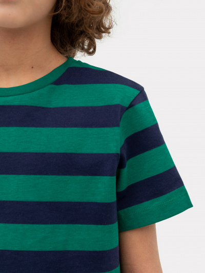 Футболка Mark Formelle 113379/24-27078П-0 сине_зеленая_полоска - фото 54