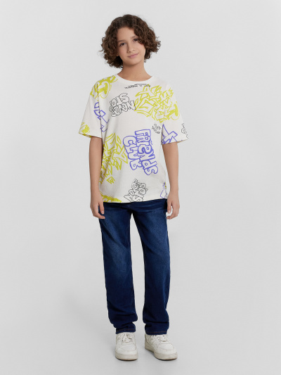 Футболка Mark Formelle 113384/24-27419П-0 граффити_на_молочном - фото 82