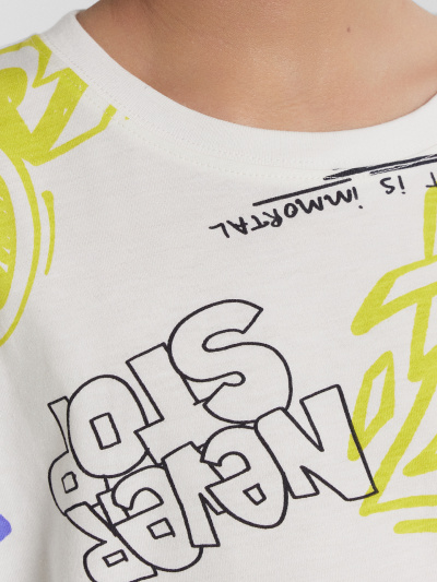 Футболка Mark Formelle 113384/24-27421П-0 граффити_на_молочном - фото 69