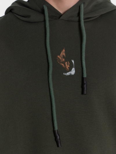 Худи Mark Formelle 121878/24-4384П-7(3) т.хаки_печать_1_сл_на_пол_1сл_на_спинке - фото 67