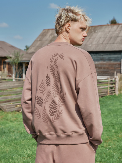 Свитшот Mark Formelle 121894/24-3956П-7(3)-2 тауп_печать_531_D_вышивка - фото 48