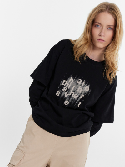 Джемпер Mark Formelle 122988/24-29640П-0 черный_печать_1_сл_на_пол - фото 49