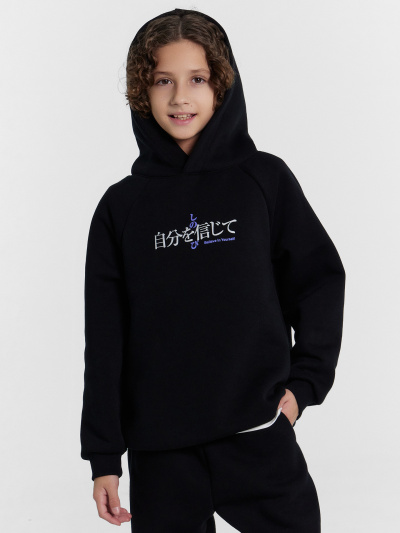 Худи Mark Formelle 123418/24-31057П-7П черный_печать_2_сл_на_пол_3_сл_на_спинке - фото 63