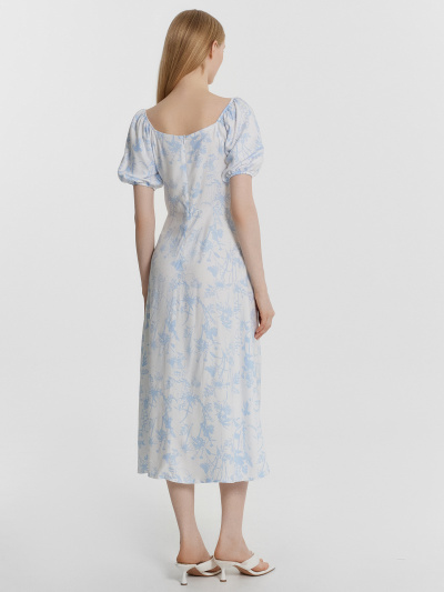 Платье Mark Formelle 152504/24-27338П-9 цветы_на_белом - фото 48