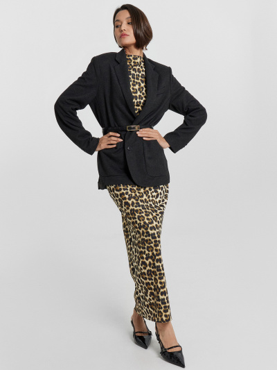 Платье Mark Formelle 152695/24-33236П-2 бежевый_леопард - фото 75