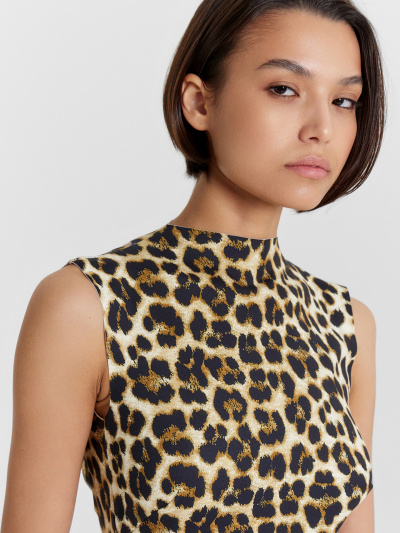 Платье Mark Formelle 152695/24-33236П-2 бежевый_леопард - фото 72