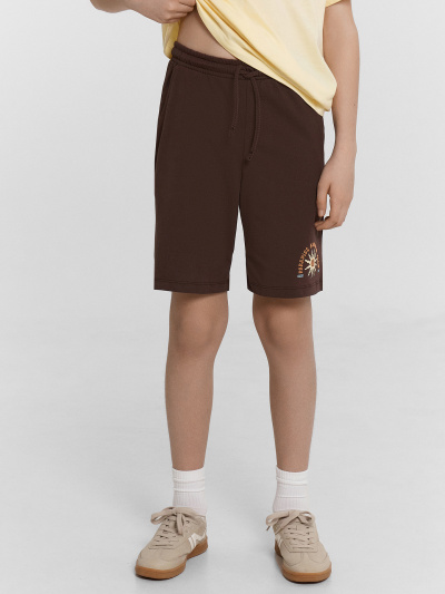 Футболка, шорты Mark Formelle 393329/24-27453П-0 св.желтый_шоколадное_мартини_печать_1_сл_на_пол_2_с - фото 86