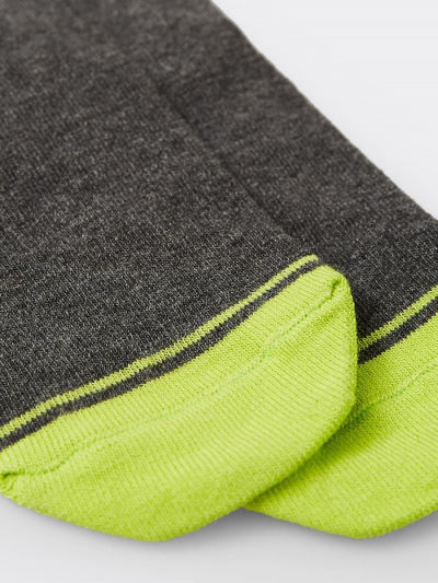 Носки Mark Formelle 400K-654/B3-21400K-1 т.серый_меланж_салатовый_рис.654 - фото 56