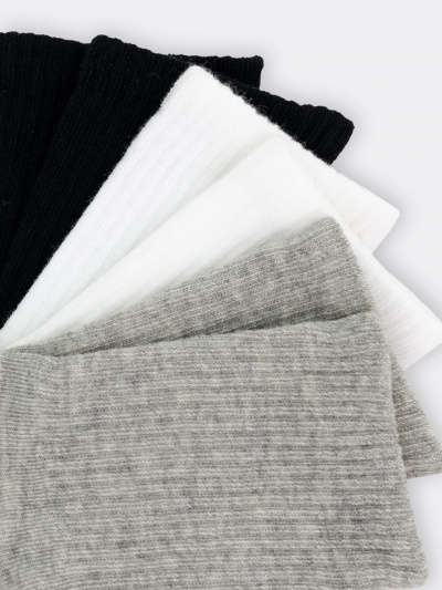 Носки Mark Formelle 444A-1850/B3-233444A белый_сер.меланж_черный_рис.1850 - фото 18