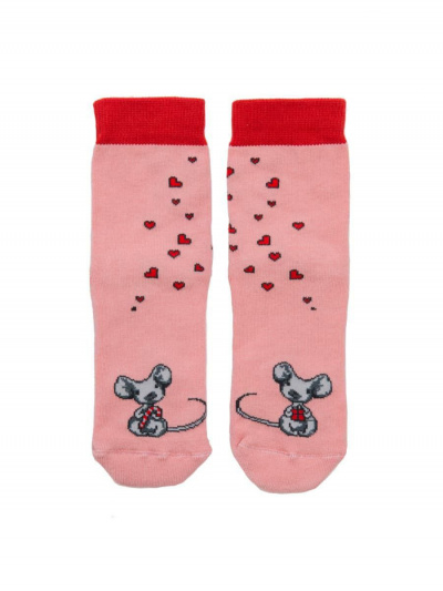 Носки Mark Formelle 504K-1119/B3-9504K лососевый_рис.1119 - фото 5