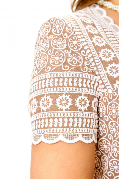 Платье T&N 7652 холодный_капучино - фото 8