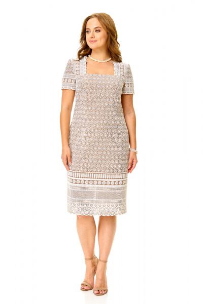 Платье T&N 7652 холодный_капучино - фото 6