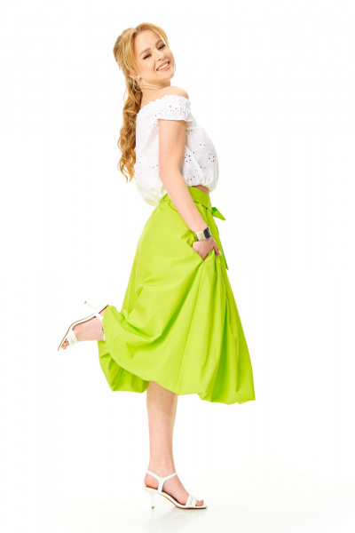 Юбка T&N 7654Ю лайм - фото 2