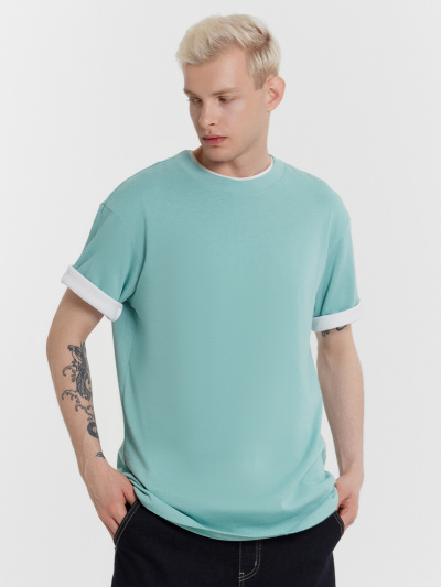 Футболка Mark Formelle 111846/24-4684Ц-0 пыльная_бирюза - фото 52