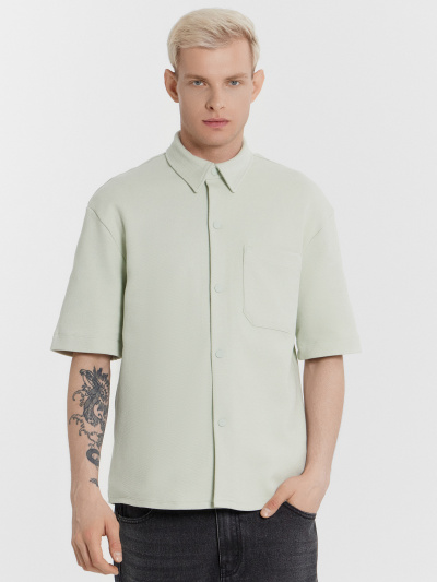 Рубашка Mark Formelle 111945/24-4594Ц-2 светлый_аквамарин - фото 40