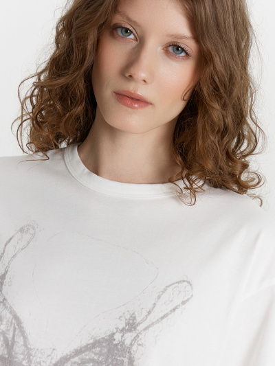 Футболка Mark Formelle 112934/24-31178П-0 белый_печать4_2_сл_на_пол - фото 39