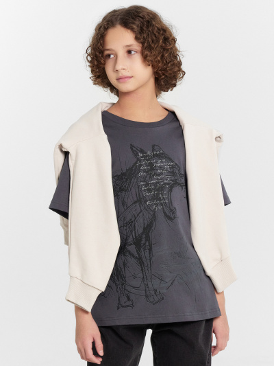 Футболка Mark Formelle 113433/24-26095П-0 сталь_печать_3_сл_на_пол - фото 79