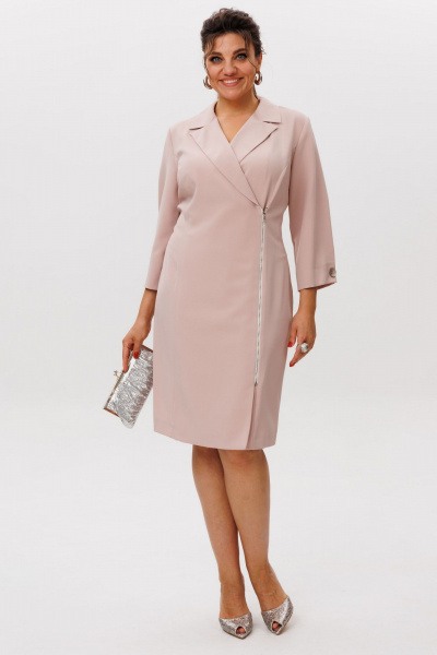 Платье Anelli 1569 айвори - фото 1