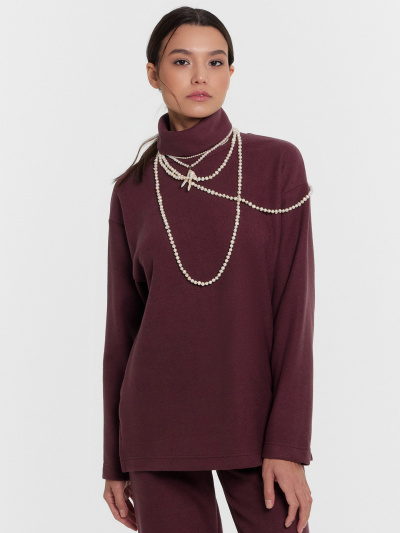 Джемпер Mark Formelle 122899/24-33361Ц-26 бордовый - фото 54