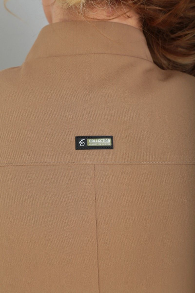 Блуза, брюки, жилет Ксения Стиль 1847 карамель - фото 9