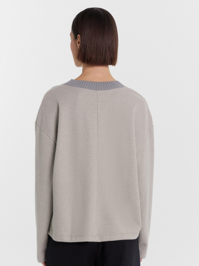 Свитшот Mark Formelle 122996/24-30051Ц-26 средне_серый_меланж_4425_В - фото 77