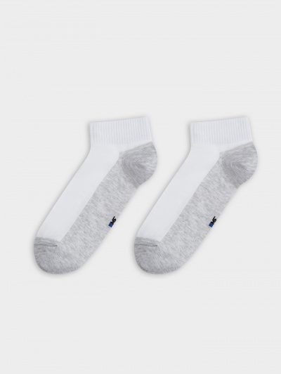 Носки Mark Formelle 131K-3050/25131K белый_св.серый_меланж_рис.3050 - фото 8