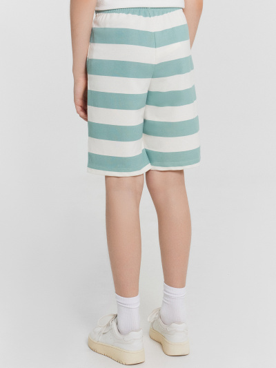 Шорты Mark Formelle 133341/25-36690П-7 шалфейно_молочная_полоска - фото 7