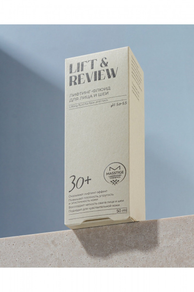 Флюид Masstige LIFT&REVIEW Лифтинг-флюид для лица и шеи - фото 3