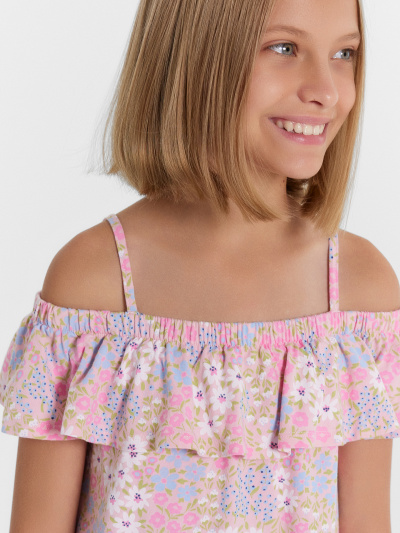 Сарафан Mark Formelle 177732/24-ОБР31572П-0 цветочки_на_розовом - фото 6