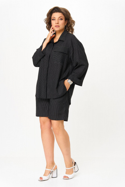 Рубашка, шорты KaVaRi 8047 черный - фото 7